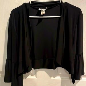Black Shrug w/ bell sleeves